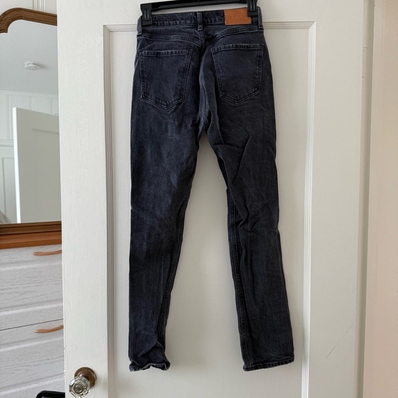 Citizens of Humanity Charlotte High Rise Straight Jeans in Happy Hour Black 23 - Picture 6 of 10